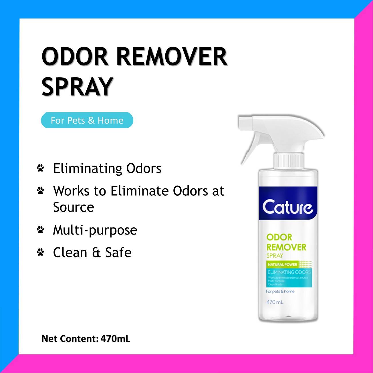 Cature Odor Kill & AntiBacterial 500ml