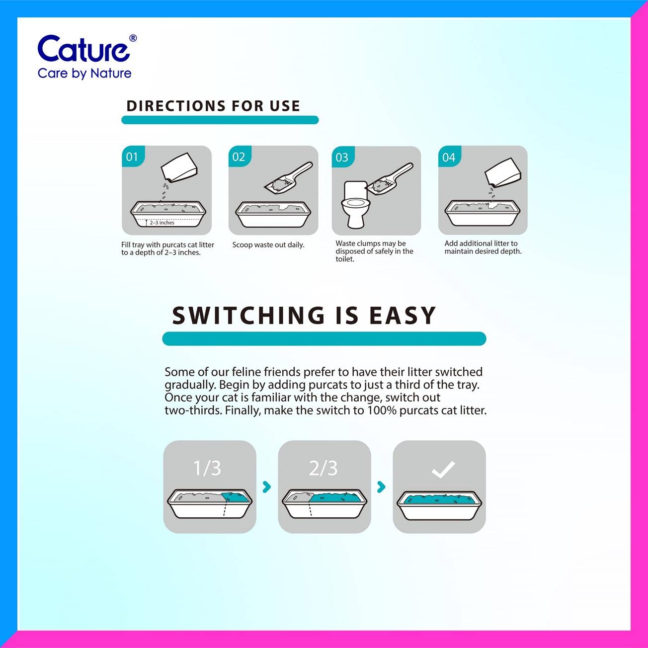 Cature Cat Litter Smart Pellets (20L / 8kg)