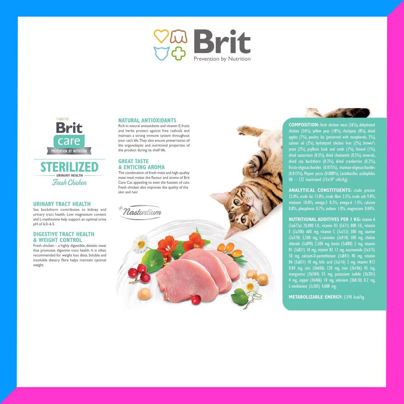 Brit Care Cat GrainFree 400g & 2kg Super Premium HypoAllergenic Cat Food